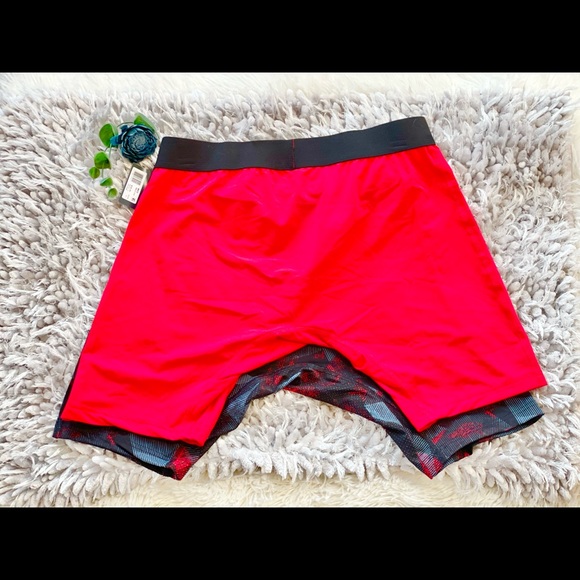 New with tag JOCKEY ATHLETIC 2pack Midway BOXER BRIEFS 1 red 1 multicolored Sz M - Picture 6 of 6